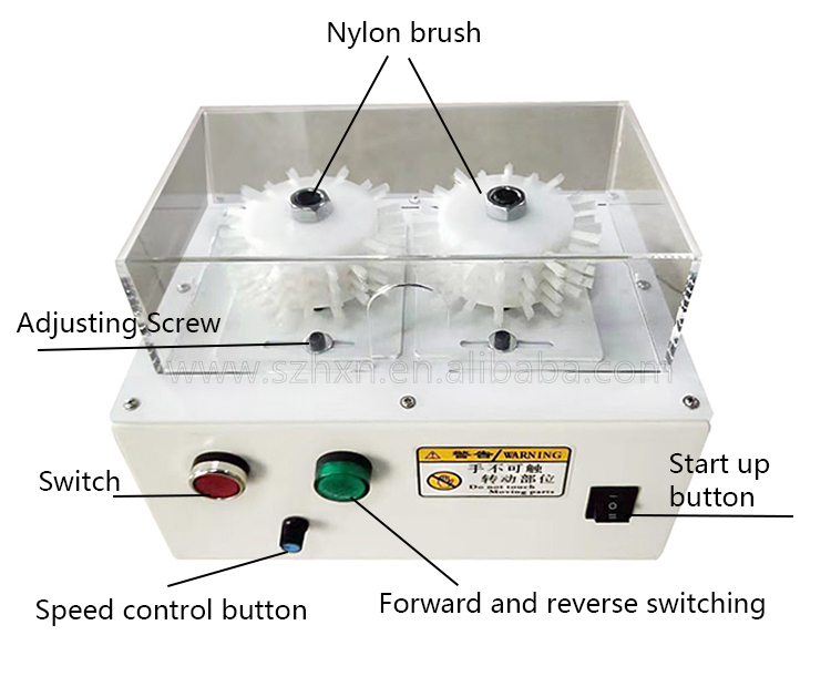 YH-200PN Multi-core Shielded Wire Braided Split and Brush Machine for USB Data Cable