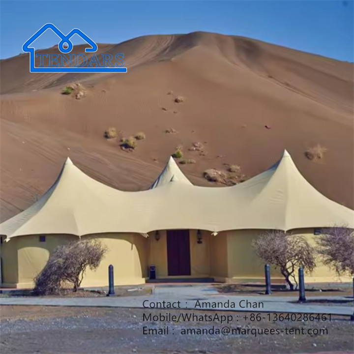UV-resistant Modern Camping House Tent Resort Hotel Tent For Glamping Resort