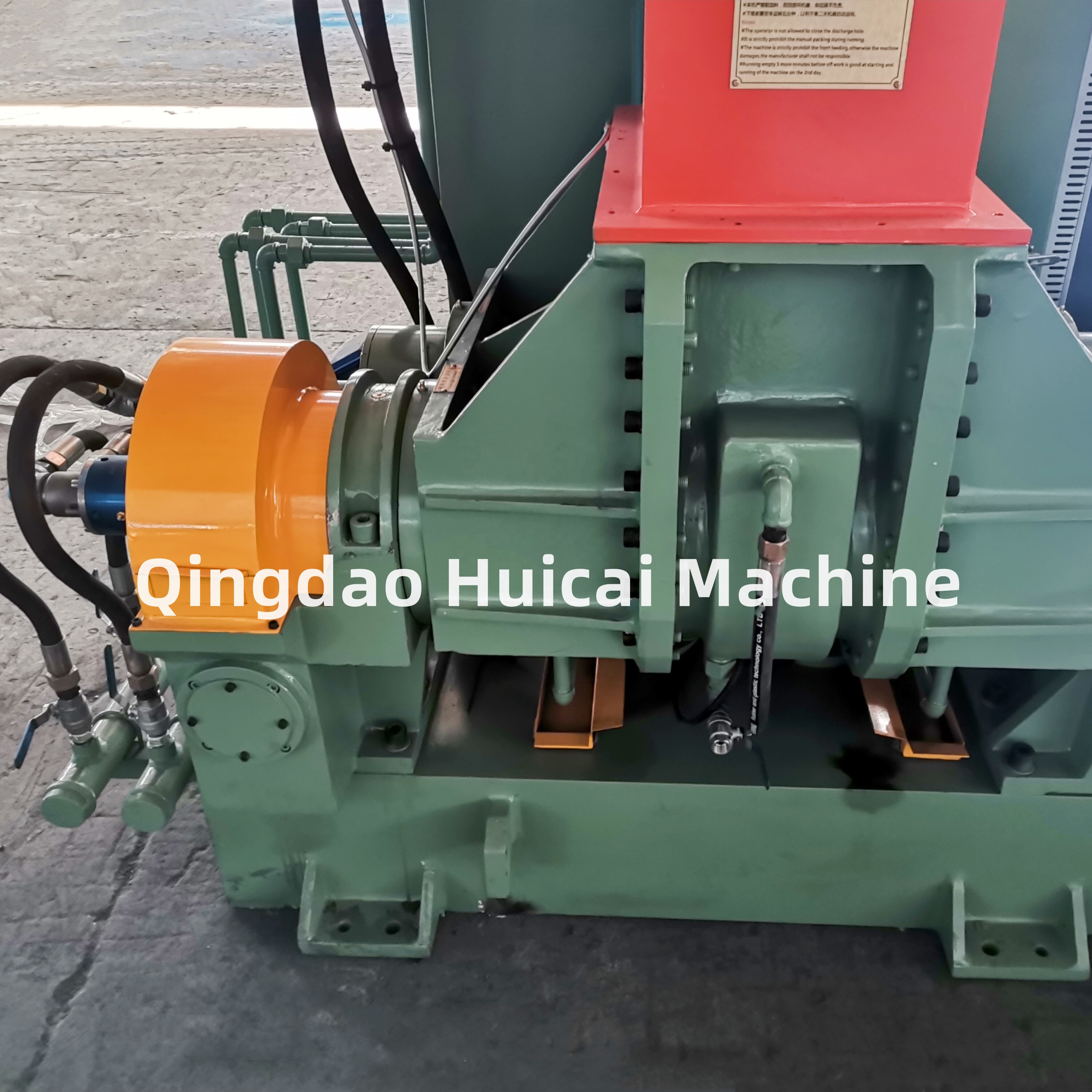 Rubber Kneader Machine for Rubber Mixing 3760*2143*3155mm 0.6-0.8MPa Flow Rate
