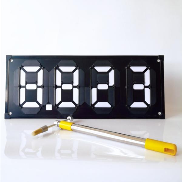 Translucent Type 88.88 Gas Station Digital Price Signs Magnetic Flip Petrol