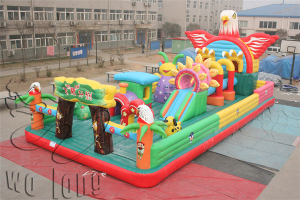 kids favorite inflatable castle, inflatable bouncer with slide