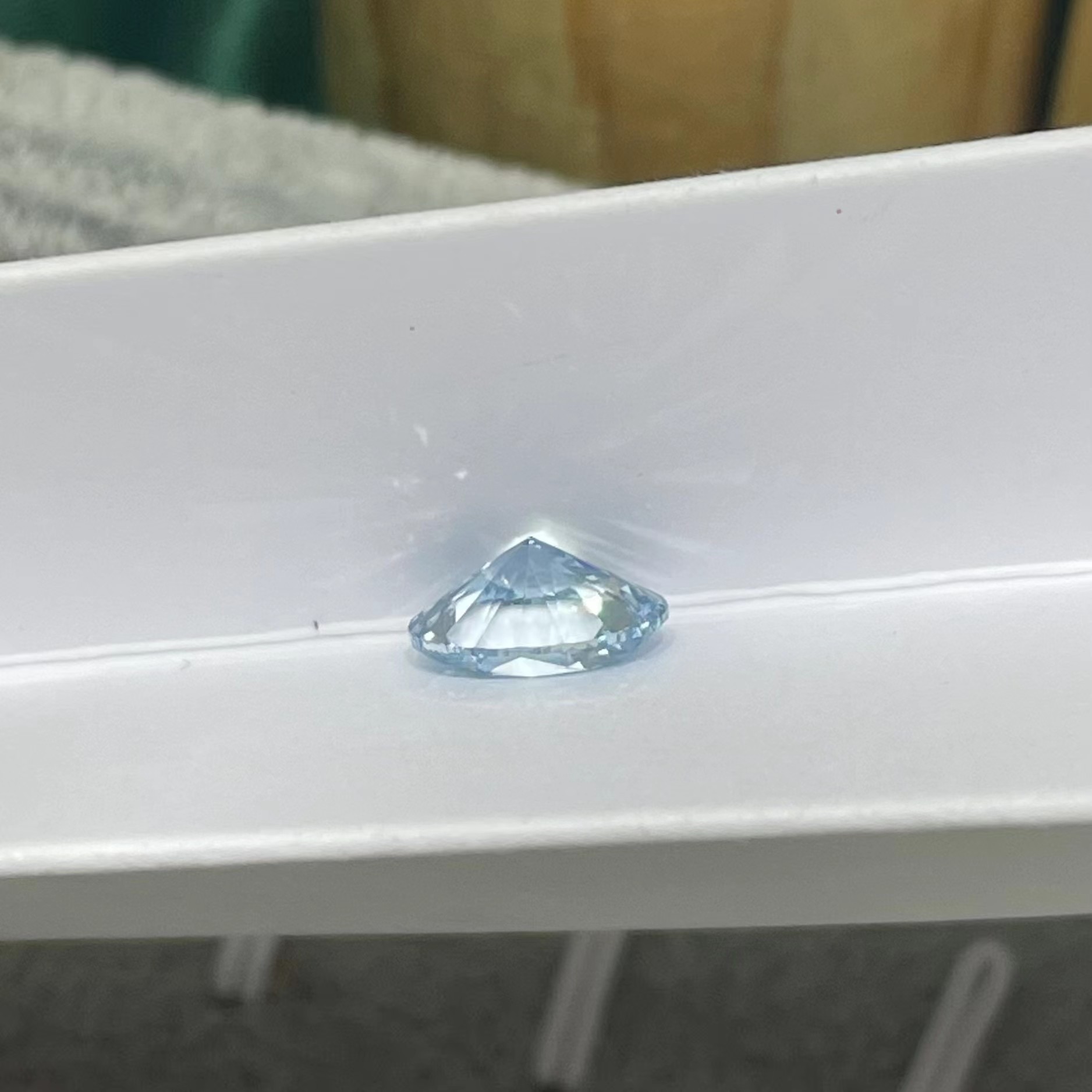 Jewelry Decorations 1.66Carat Blue Synthetic Loose Lab Grown Diamonds VS1