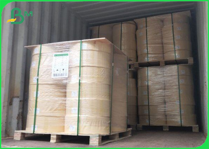 60GSM / 120GSM Straw Paper Roll Biodegradable & Food Grade EU / FDA Certificated