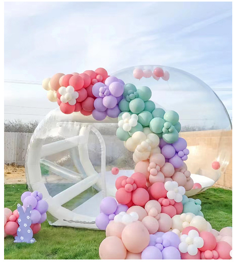 Custom Outdoor Bubble Bounce House Balloons Inflatable Kids Play