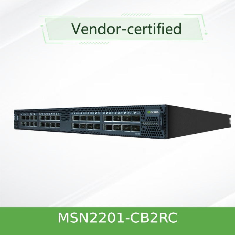 Stackable Nvidia Ethernet Switch MSN2201-CB2RC for Networking