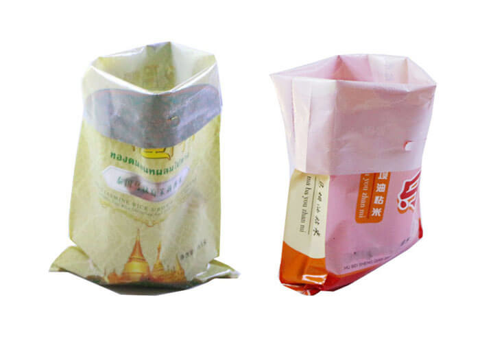 Strong Thick Rice Packaging Bags Rice Sacks 300 - 800mm Width