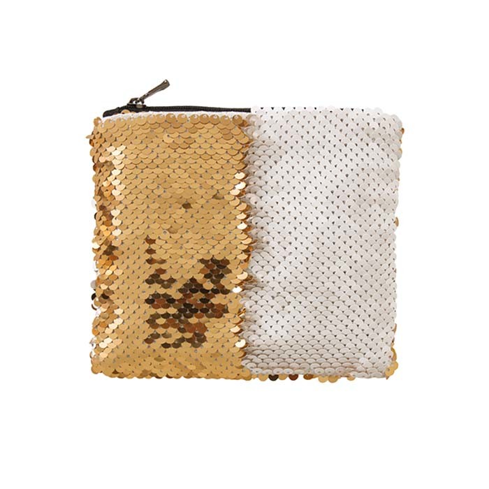 Customized Sparkling Sublimation Sequin Coin Purse For Sublimation Printing