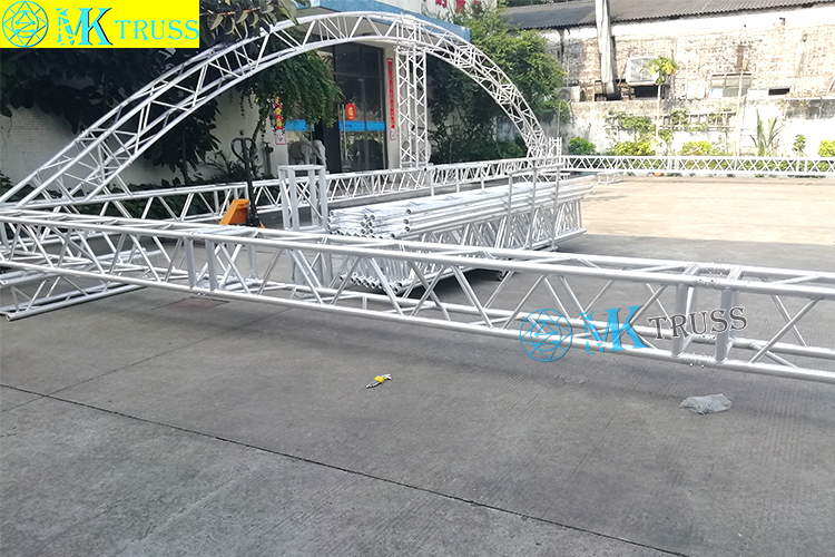 Fashionable Aluminum 6082-T6 Flat Circle Roof Truss System for Event Setup and Design