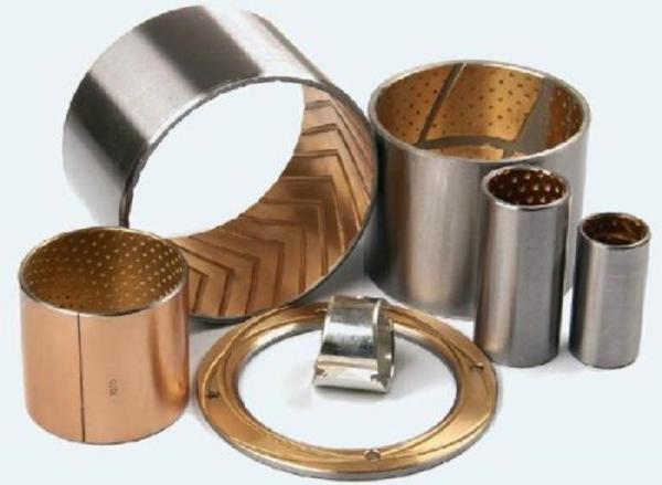GLYCO66 Standard Cylindrical Bushing , Bimetal Plain Shaft Bearing Wear