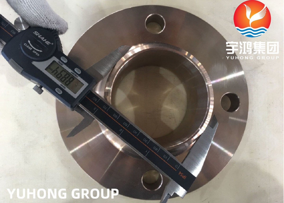 ASTM B151 C70600 Copper Nickel Alloy Weld Neck Raised Face Flange ASME B16.5