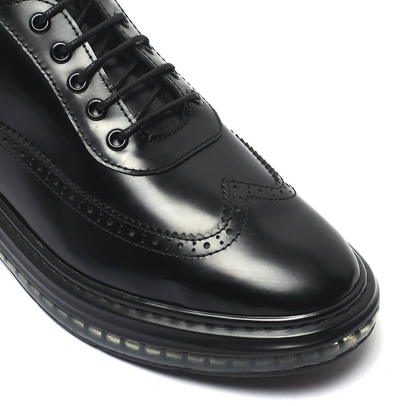 Rubber Outsole Anti Odor Genuine Leather Slip On Shoes
