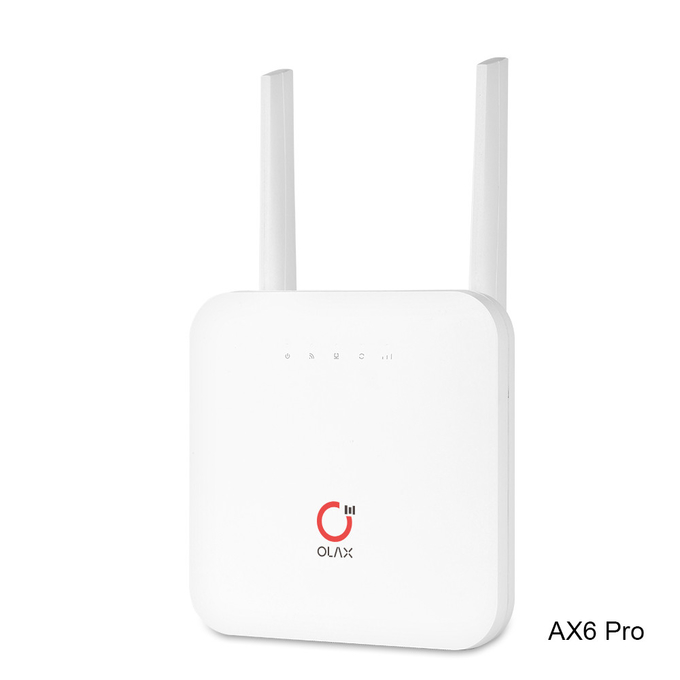 OLAX AX6 PRO 4g Outdoor CPE Sim Router 4000mah Strong Power Long Range Cpe Wifi 4g Router With RJ45 Port