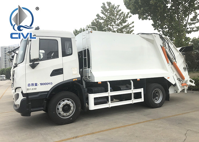 EuroIII 4X2 HOWO Truck chassis 4m³ Sweeper Garbage Compactor Truck Energy-Saving 95Km/H