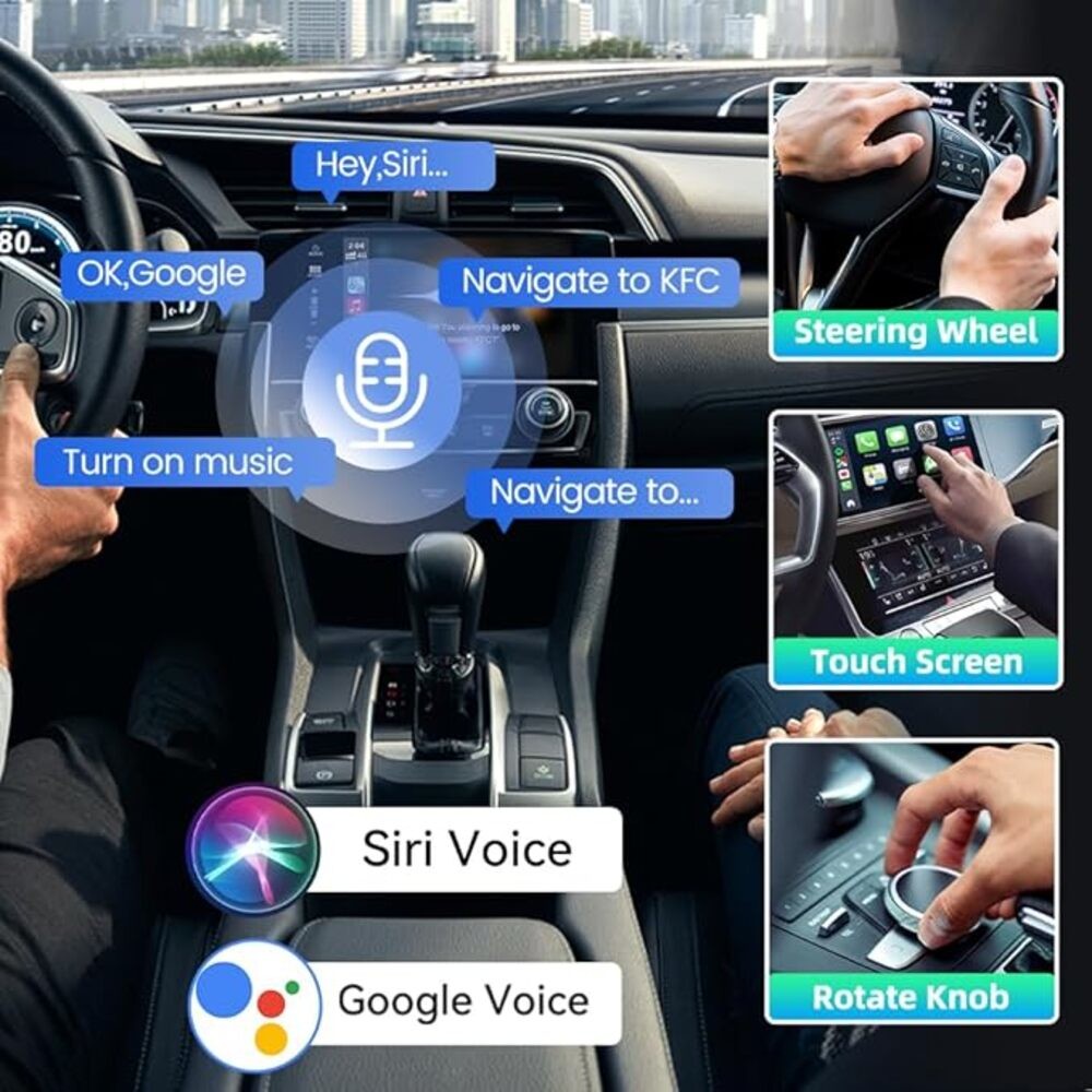 Cpc200 Tbox Ambient Usb Tbox Ambient Android 13.0 Wireless Adapter CarPlay Ai Box Sim Tf Card Slot Wireless Mouse Remote Control Car Play Box