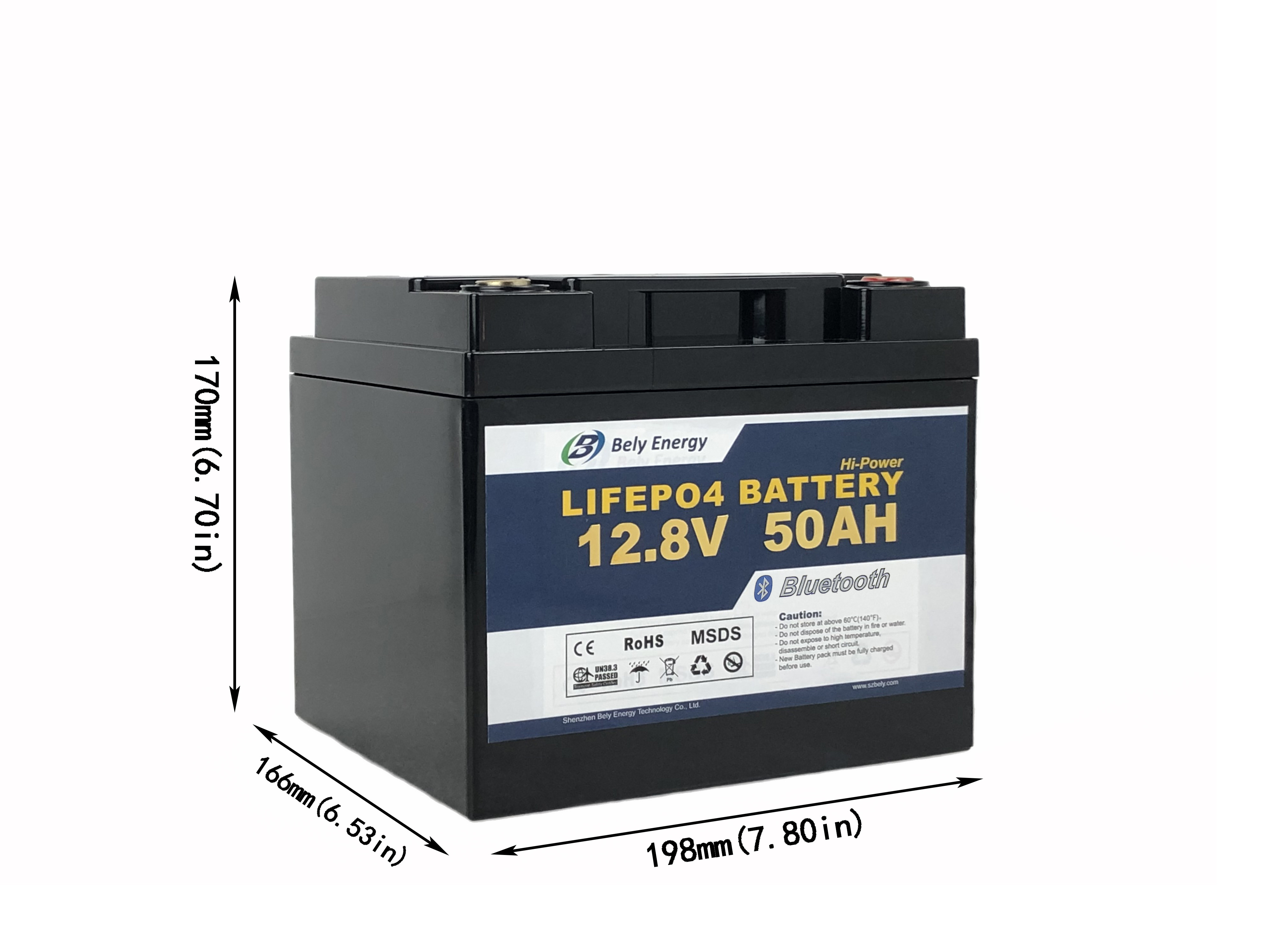 3000 Times RV Yachat Solar Lifepo4 Battery Bluetooth Lithium Sailboat Batteries