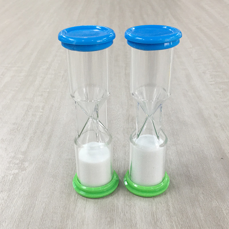 One Minute Five Minute Hourglass Sand Timer Plastic Modern Style