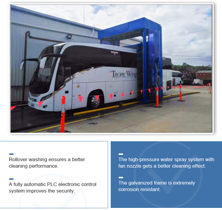 CB-730 High Pressure Rollover Truck Car Wash with Hot-dip Galvanized Material