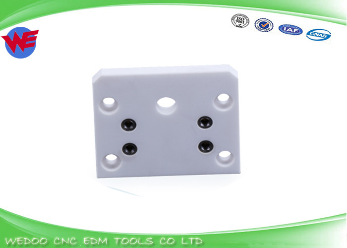 Upper Chmer EDM Parts Isolator Plate Ceramic Material 64x76x10mm CH303