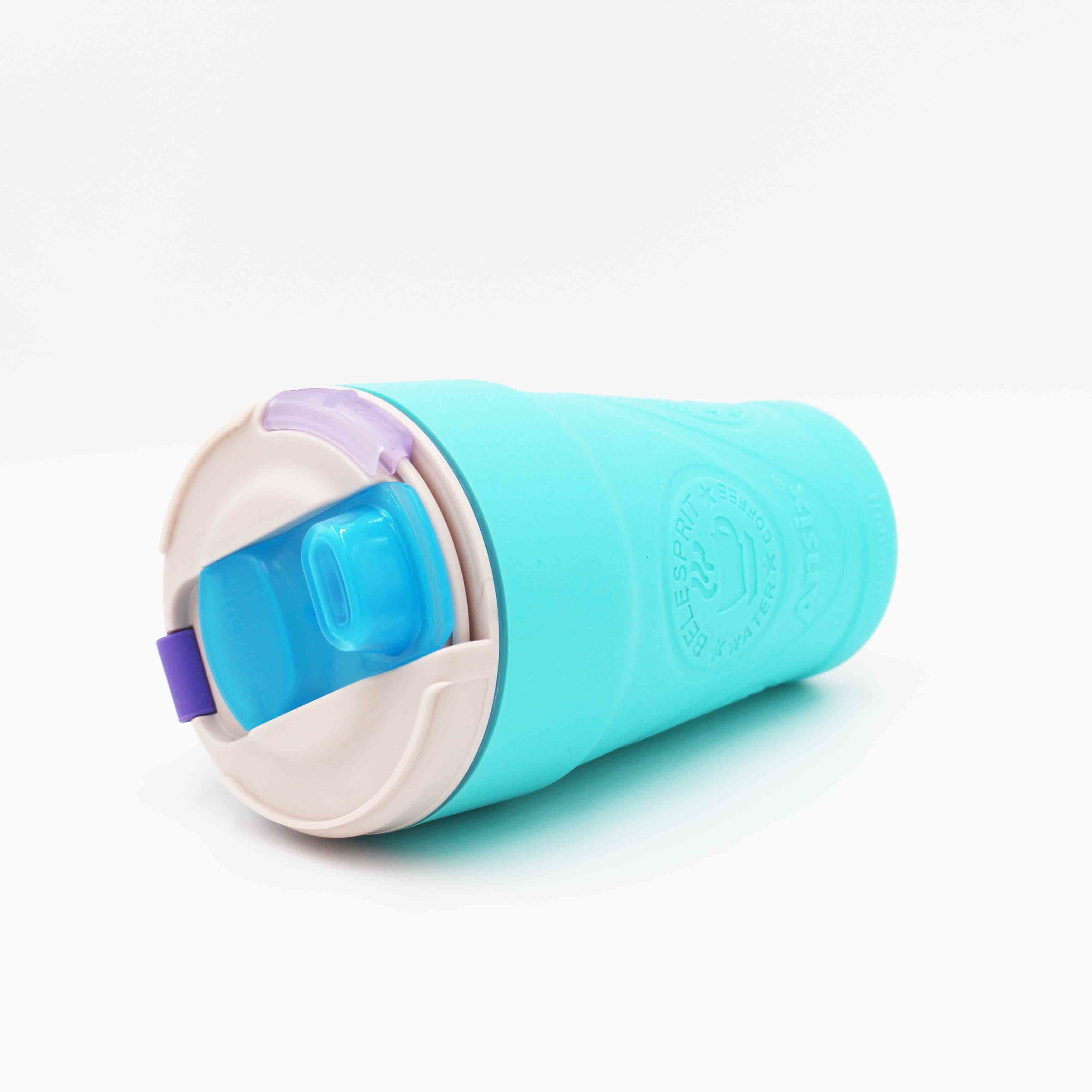 12oz 16oz 19oz Silicone Coffee Mug Travel Reusable Leak Proof