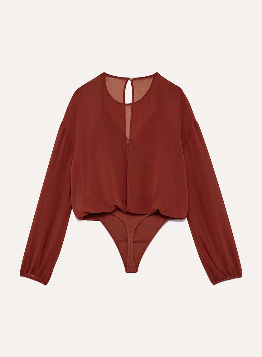 New Arrival Fall Clothing Cotton Spandex Ladies Transparent Bodysuit Tops Latest Design For Women Lady