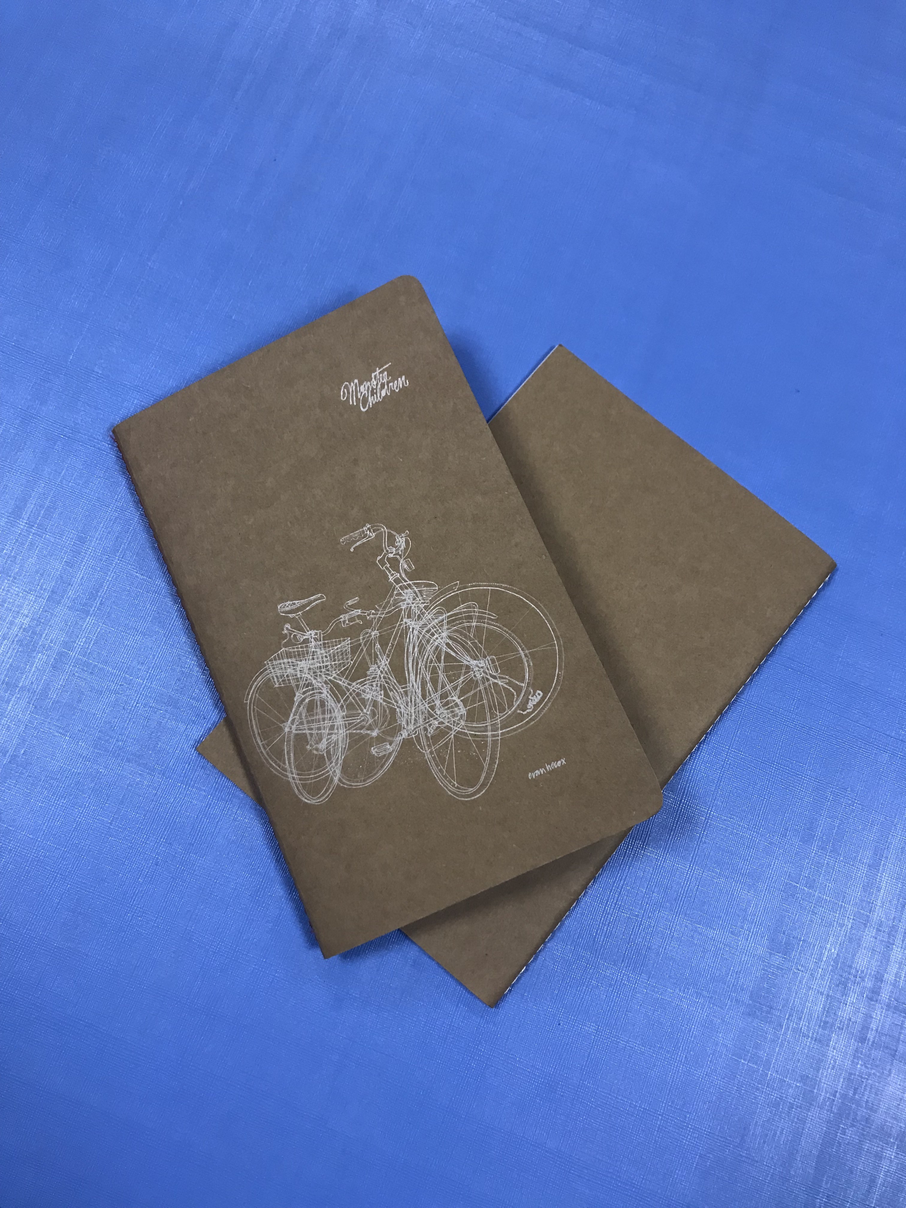 A4 A5 Journal Book Printing School Recycled Kraft Paper Cover Journal With Band