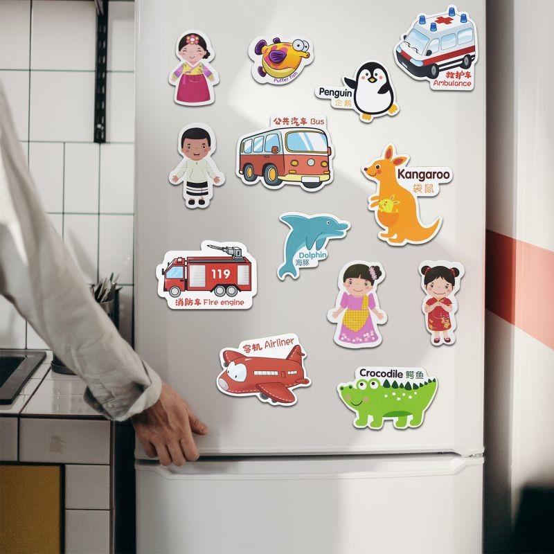 Colorful Refrigerator Cute Animal Fridge Magnets For Kids