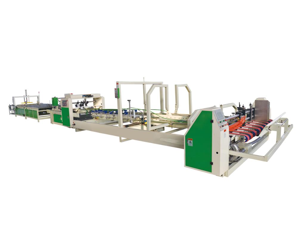 Semi Auto Carton Folder Gluer machine , Carton Folder Gluer 500kg