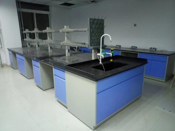 Quality High Quality All Steel Laboratory Furniture CE Certificated Island Bench 12 Feet long Central Lab Table for sale