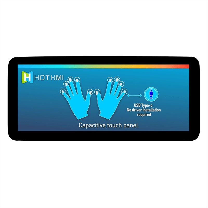 IPS TFT LCD Module HI 12.3 Inch 1920x720 Sunlight Readable Pcap Monitor TFT Display