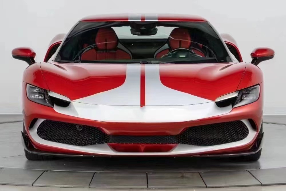 296 Ferrari Widebody Kit OEM Carbon Fiber Engine Guard Plate