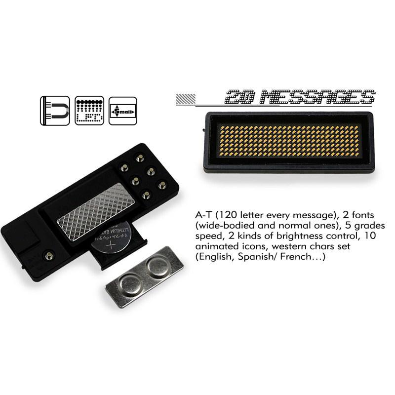 Programmable LED Name Signs Green color B729TW