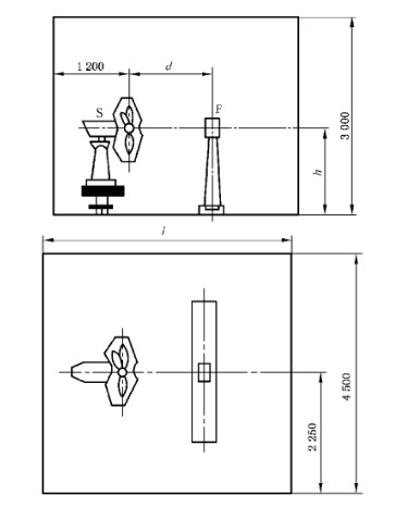 GB13380 computer control Pedestal Fan Performance Test Lab