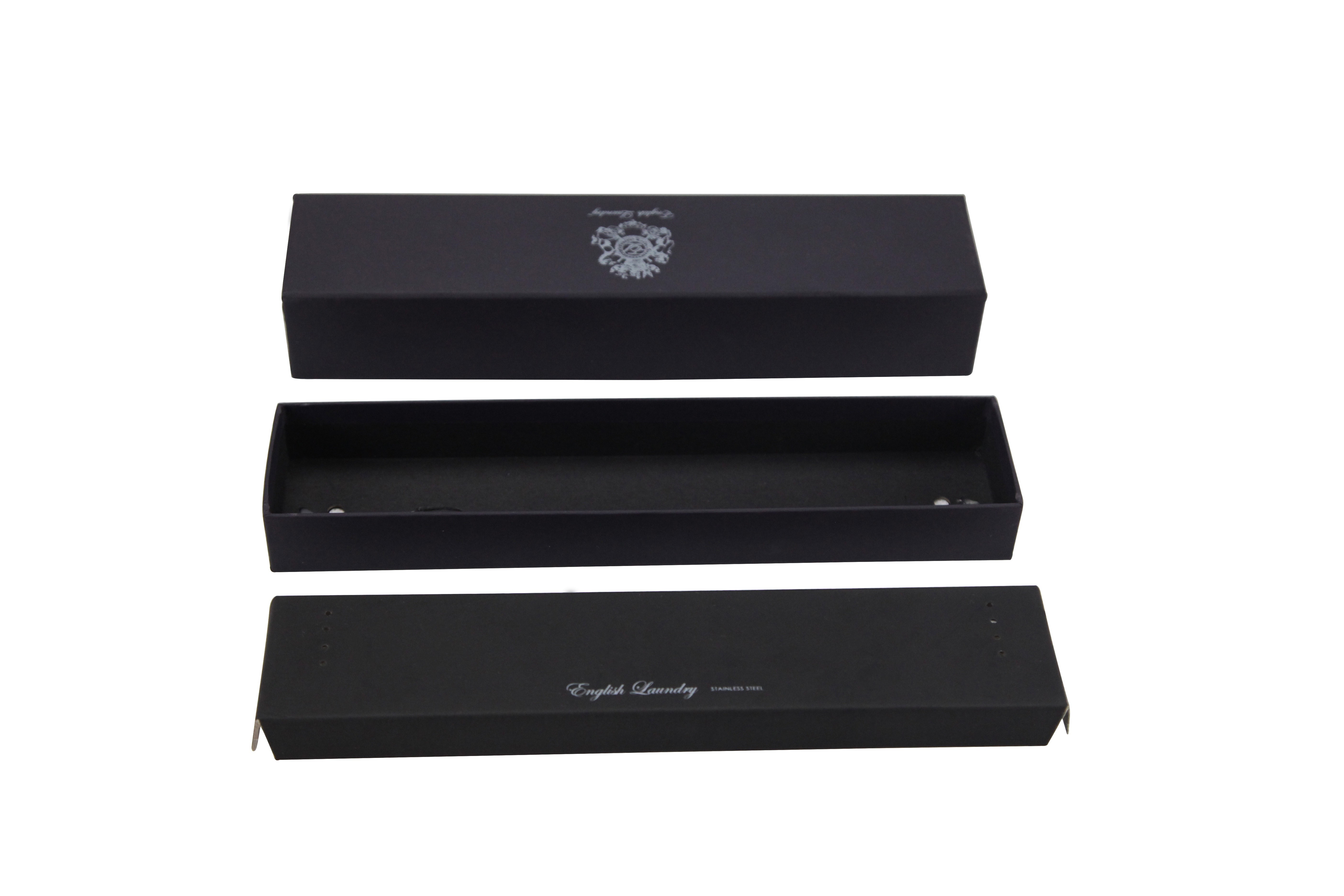 Lid And Base Gift Packaging Box Custom Logo Black Rigid Paper Cardboard Jewelry Packing Boxes