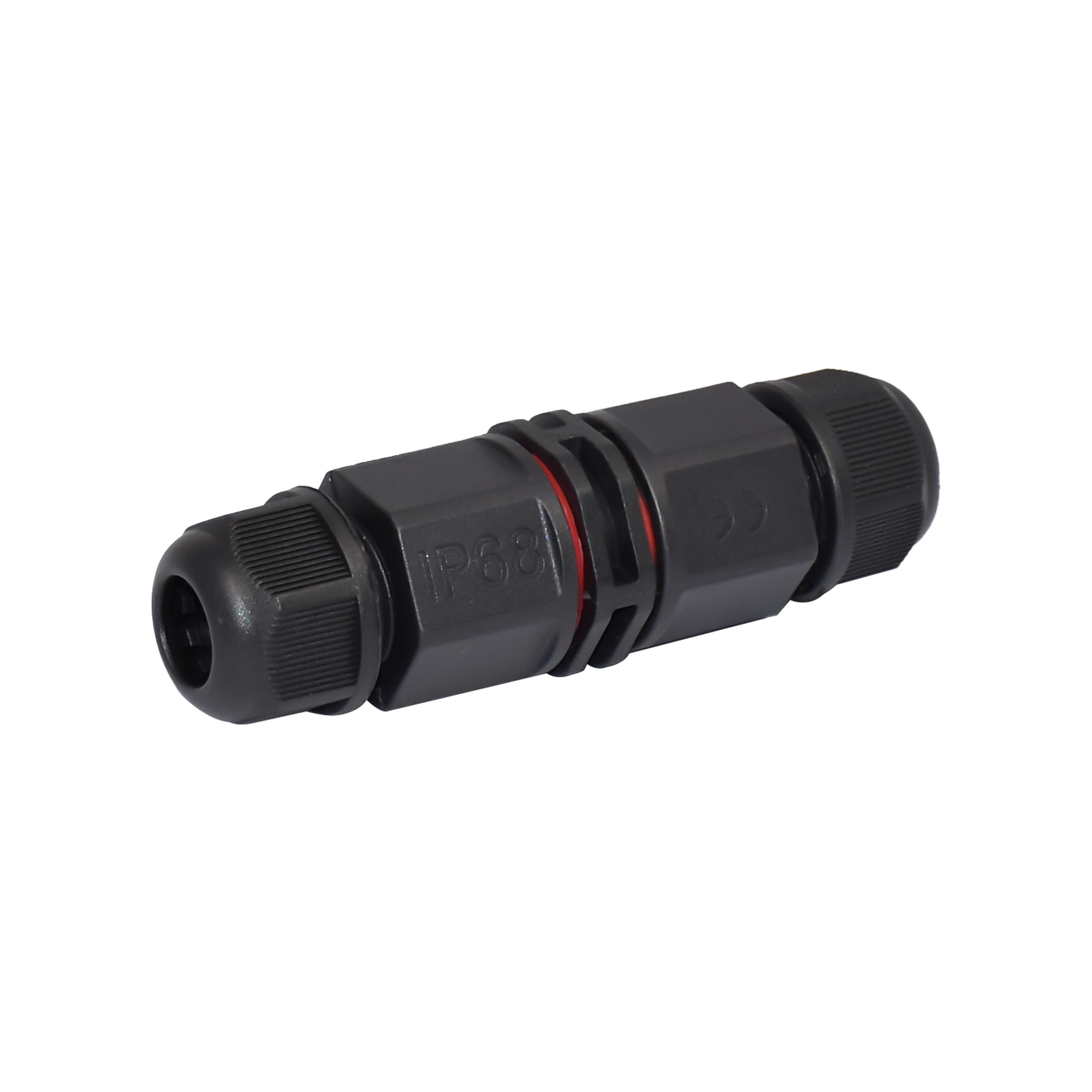 IP68 Rubber AC DC M20 2 Pin Waterproof Connector For LED Module & Driver