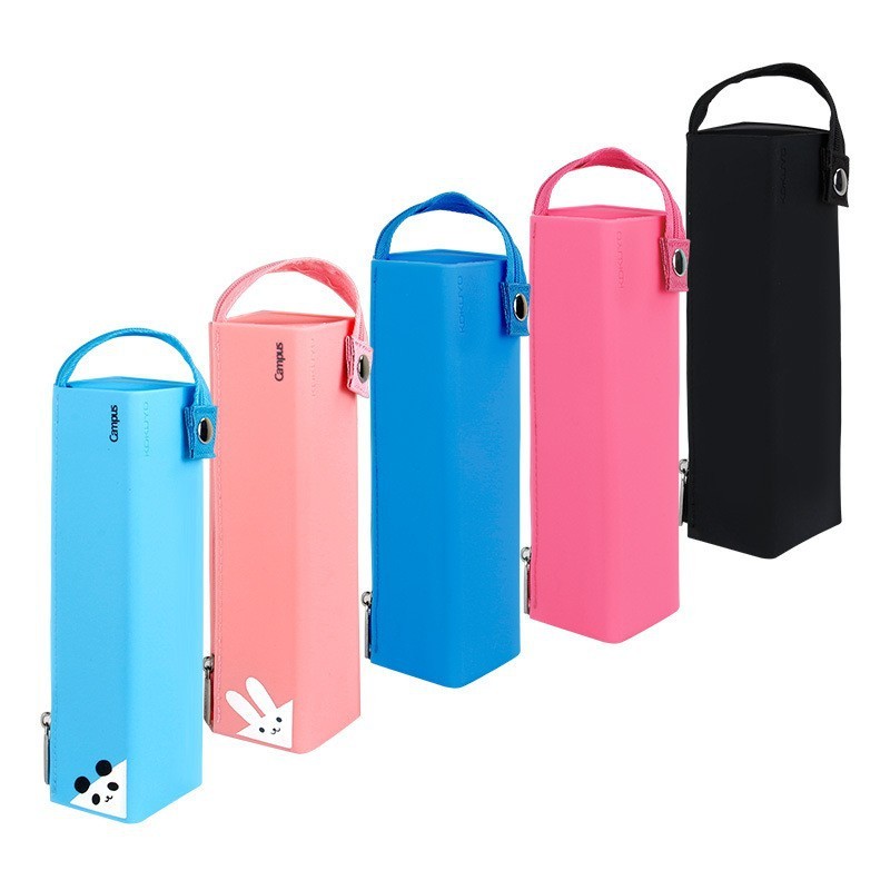 Silicone Waterproof Pencil Pouch Non-toxic Portable Pen Bag for Office School Supplies