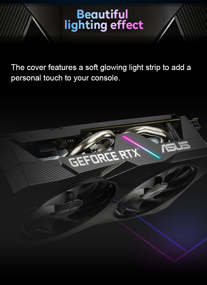 GDDR6 6GB RTX 2060 Graphics Card 14000MHz HDMI Outputs DUAL-RTX 2060-O6G-EVO