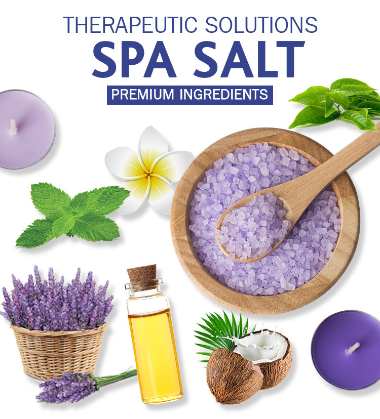 Aromatherapy Scented Dead Sea Salt Bath , Natural Himalayan Mineral Foot Scrub Soak Salt