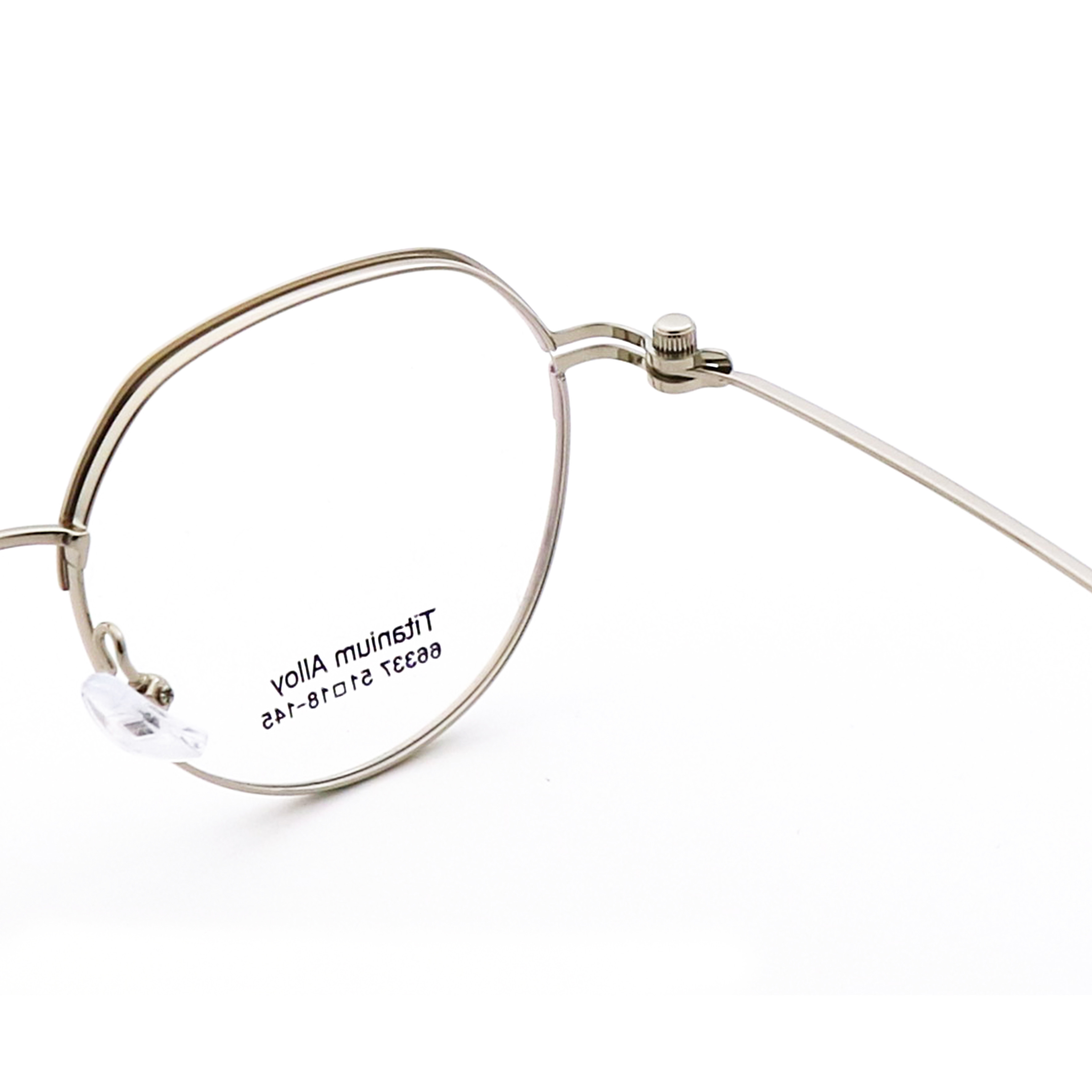 Fad IP Plating Β Titanium Glasses Frame For Men And Women 66337
