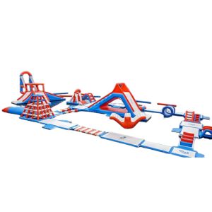 China Customized Inflatable Water Park Playground System 3 Year Warranty on sale