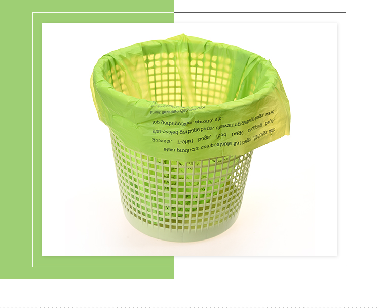 Household Biodegradable Compostable Plastic Bags For Sustainable Waste Management