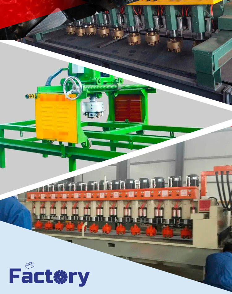 3/4/5 Roller Diamond Tool Bush Hammer Disk for Granite/Marble/Quartz Stone Processing