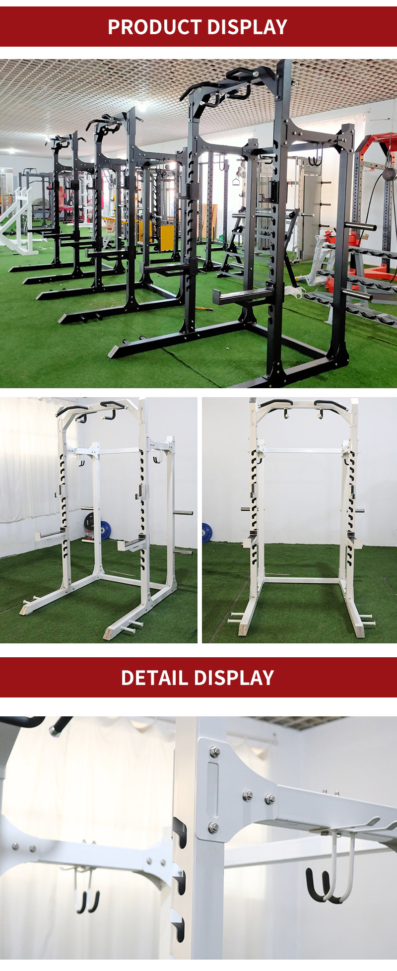 Commercial Smith Machine Multi Function Rack Functional Trainer Power Squat Rack
