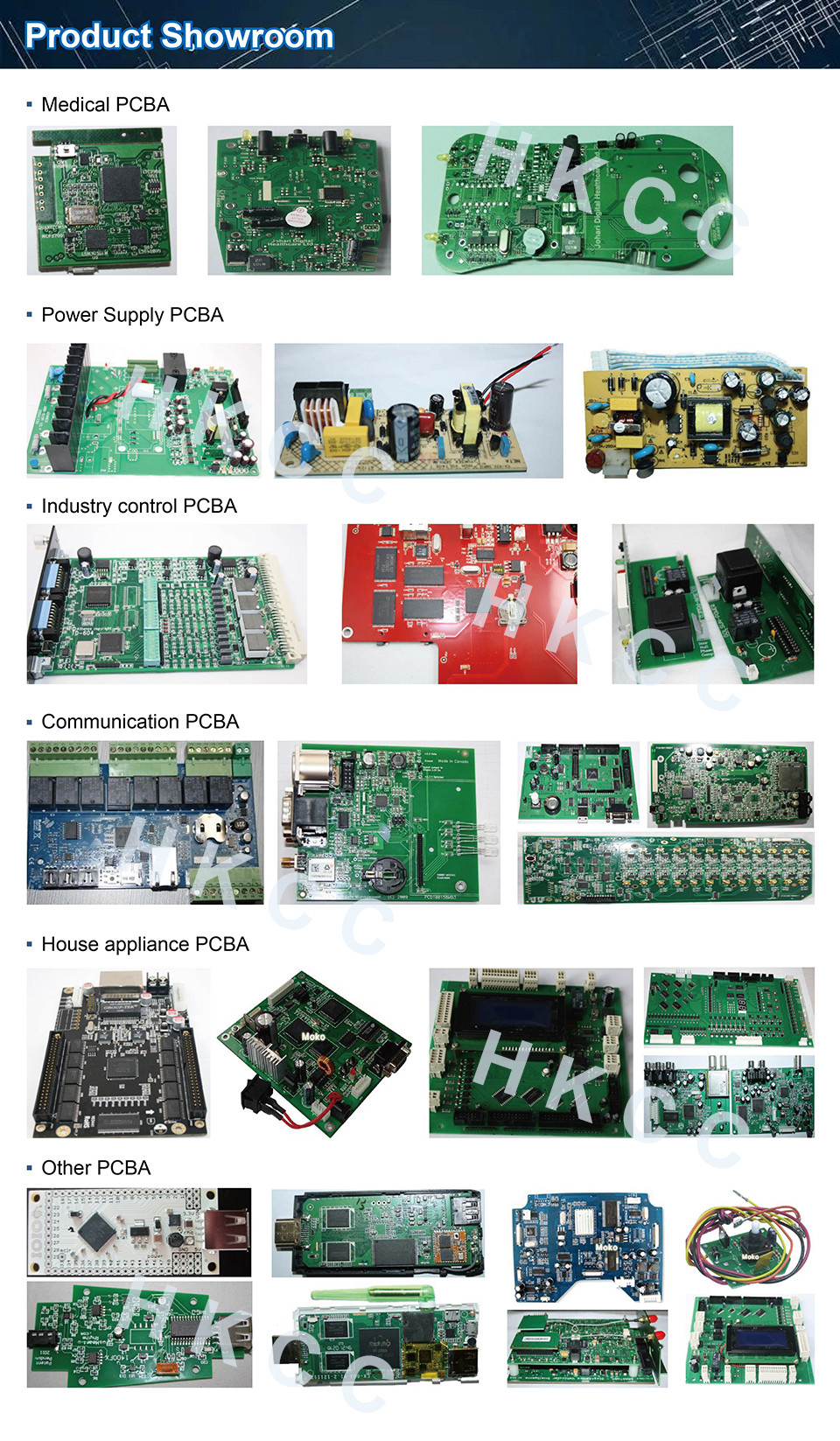 Aluminium P12V Ower Supply PCBA Circuit Board Conformal Coating Stable