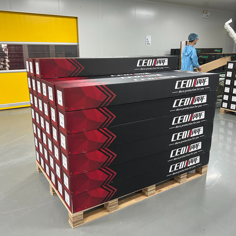 60'' X 50ft TPU 7.5mil Stain Matt Finish PPF TPU Frosted Matte Film For Car