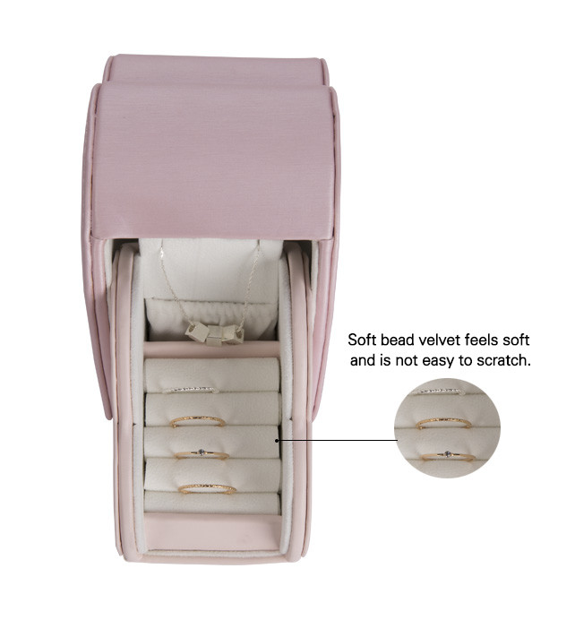 Pendant Led Video Leather Jewelry Box With Screen Personalised Assorted Color