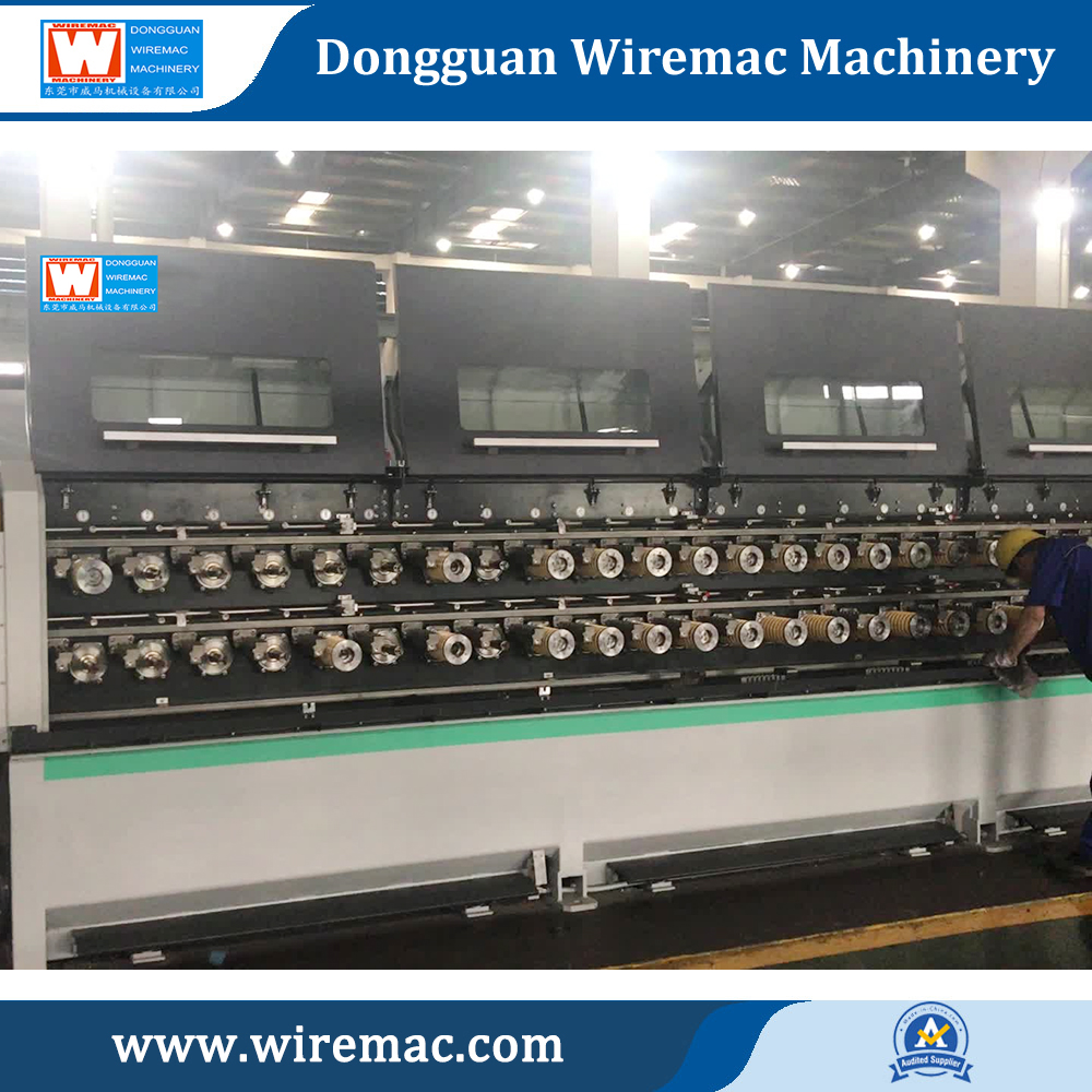 8 Wires Multi Wire Drawing Machine With Online Annealer And 2 Spoolers
