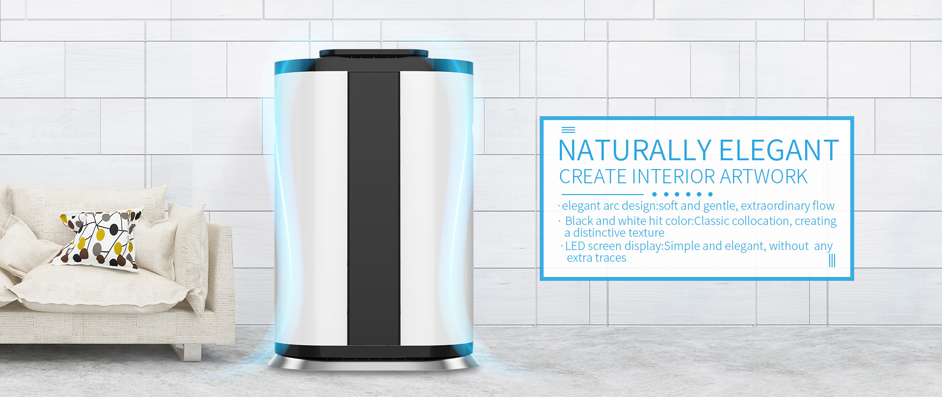 Whole Home Mini Air Purifier Sterilization And Virus' S Removal Air Humidifier Purifier