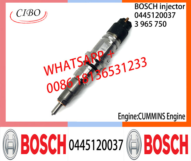 BOSCH 0445120037 3965750 Neutral Fuel Injector Assembly 0445120037 3965750 For CUMMINS
