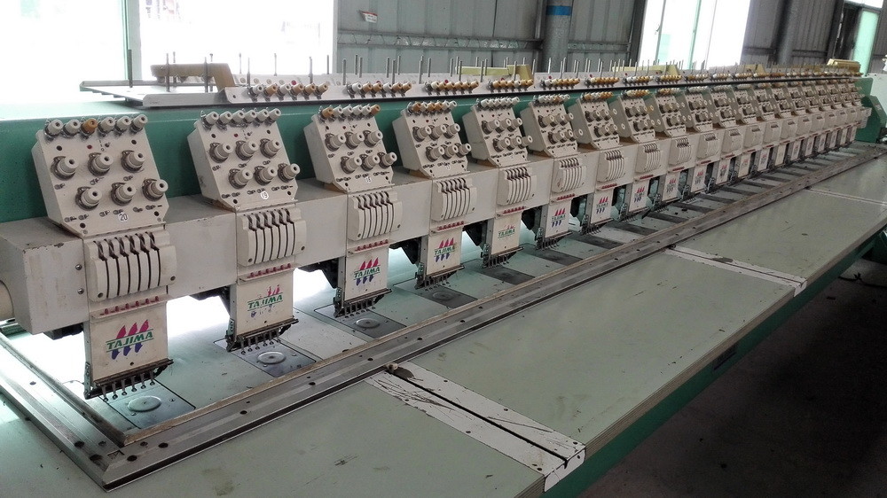 Second Hand Tajima Professional Embroidery Machine 20 Heads 6 Needles
