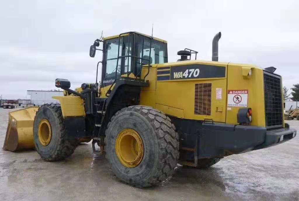 Yellow 4.2m3 Bucket Komatsu WA470-6 Used Wheel Loaders
